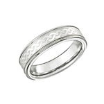 Tungsten Band with Celtic Design